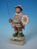 Wood and Caldwell Staffordshire Pearlware Falstaff figure