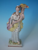 Staffordshire Pearlware Plenty figure