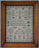 Antique Sampler, 1835, by Anne Bennett