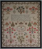 Antique Sampler, 1833, by S Scholefield
