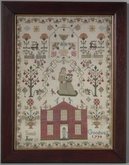 Antique Sampler, 1798, by Sarah Goodwin