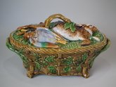 Minton Majolica Mallard Game Pie Dish & Cover