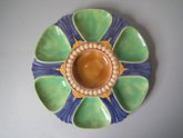 Brown Westhead Moore & Co Majolica Oyster Plate