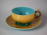 Minton Majolica Lily Pad Teacup & Saucer