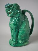 Minton Majolica Cat with Mouse Jug/Pitcher