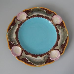 Minton Majolica Fish Plate