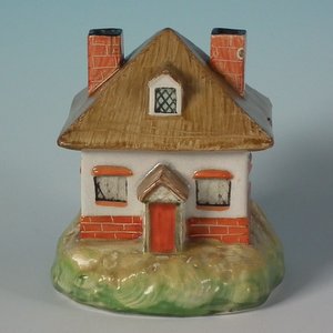 Staffordshire Pearlware Cottage Pastille Burner