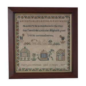 Antique Sampler, 1839, by Mary Ann Truman