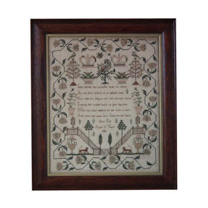 Antique Sampler, 1836, by Ann Neil