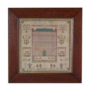 Antique Sampler, 1813, by Lydia Hersee