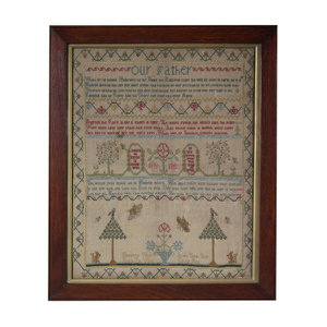 Antique Sampler, c.1800, by Elizabeth West