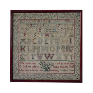 Antique Scottish Sampler by Christian Gram