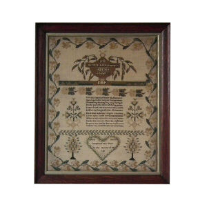Antique Sampler, 1817, by Eliza James