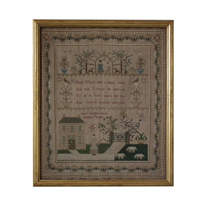 Antique Sampler, 1826, by Mary Herbert Skuse