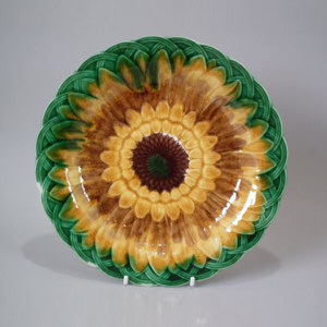 Wedgwood Majolica Sunflower Plate