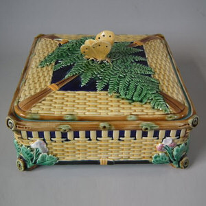 Brown Westhead Moore & Co Butterfly Box with Cover