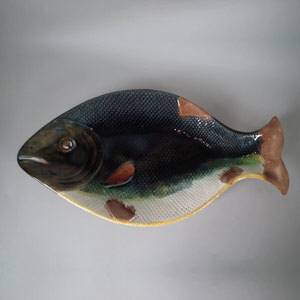 Large Majolica Fish Dish