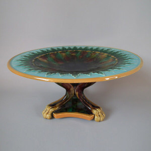 George Jones spikey leaf compote with paw feet