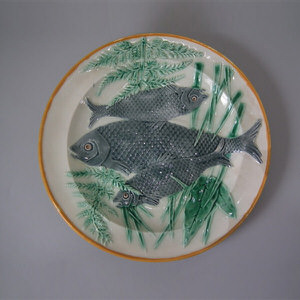 Wedgwood majolica fish plate
