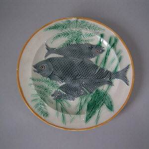 Wedgwood majolica fish plate