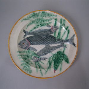 Wedgwood majolica fish plate