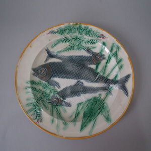 Wedgwood majolica fish plate