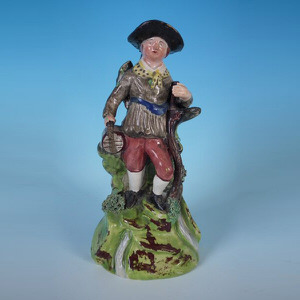 Staffordshire Pottery Pearlware Farmer Figure