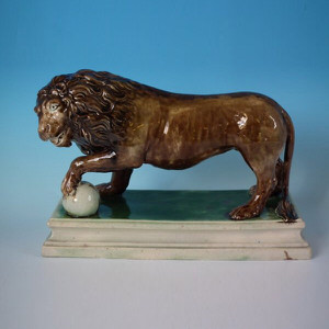 Ralph Wood Staffordshire Medici Lion Figure