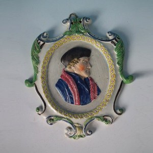 Staffordshire Pearlware Sir Thomas Moore Wall Plaque