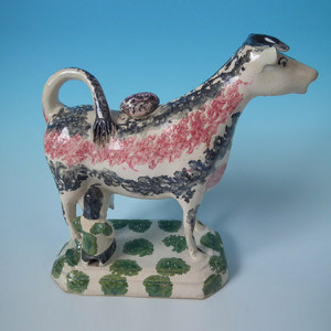 Staffordshire Pearlware cow creamer