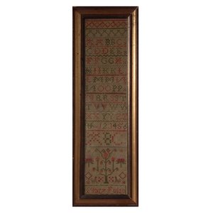 c.1810 Small Scottish Sampler by Mary Fulto