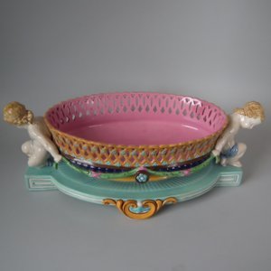 Wedgwood Majolica Putti Centrepiece Bowl