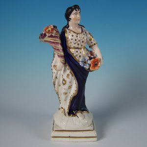 Staffordshire Pottery 'Spring' Figure